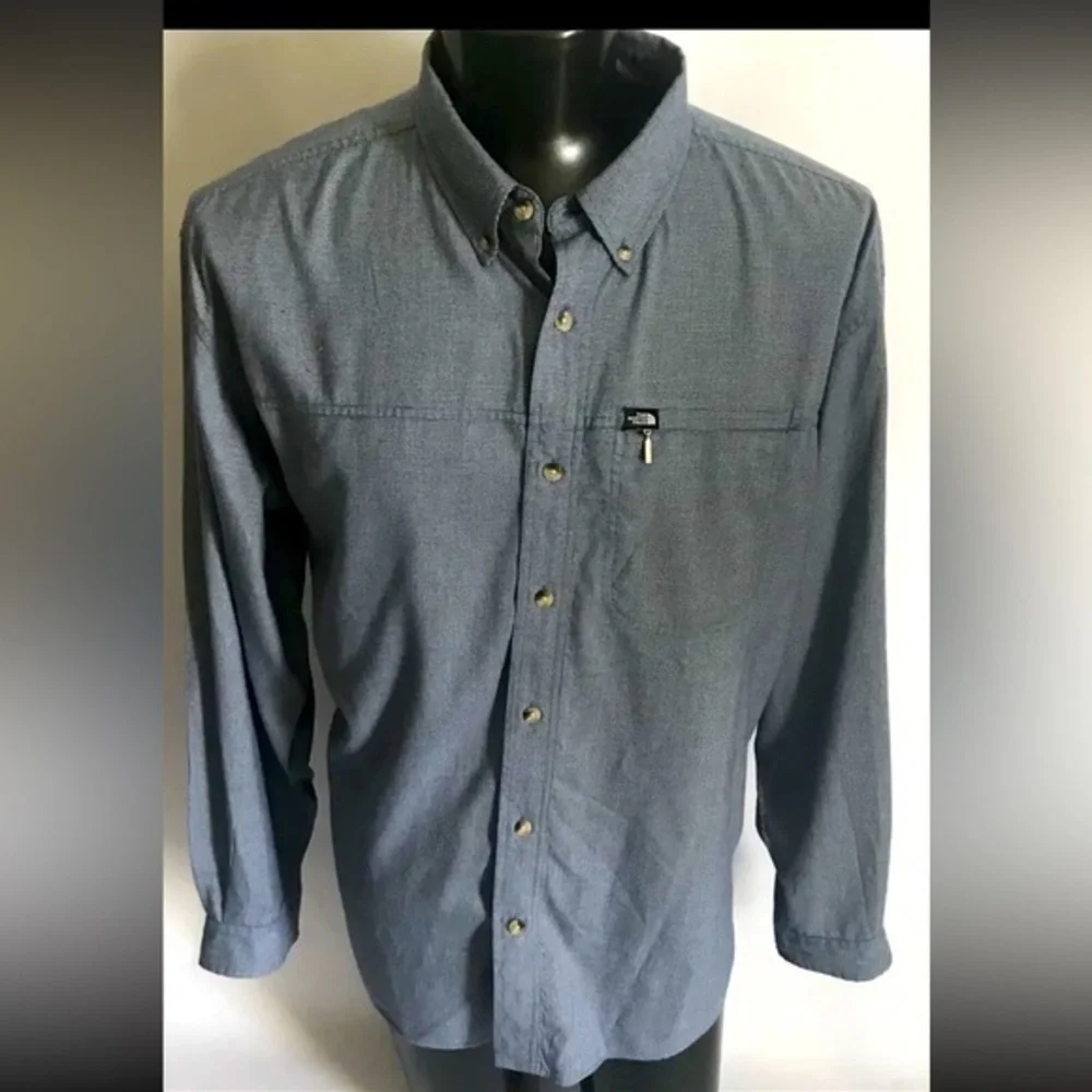 NORTH FACE Men Button Front Shirt Sz XL Vented Breathable Outerwear